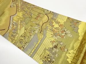 祇園祭風景模様織出し袋帯